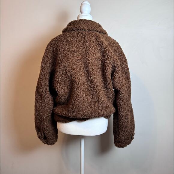 Forever 21 Teddy Sherpa Trucker Jacket - Size M - Picture 3 of 6